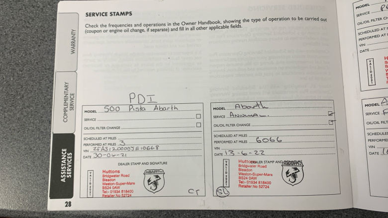 Abarth 595 1.4 T-Jet 165 Pista 70th Anniversary 3dr Petrol Hatchback